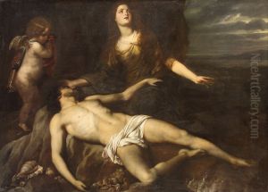 Hero laments the dead Leander
