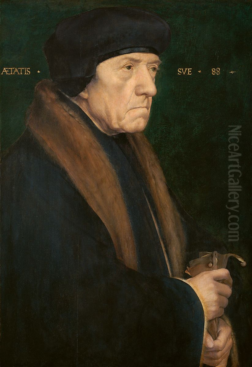 Dr. John Chambers, Leibarzt Konig Heinrichs VIII. (1470-1549) Oil Painting by Hans Holbein the Younger