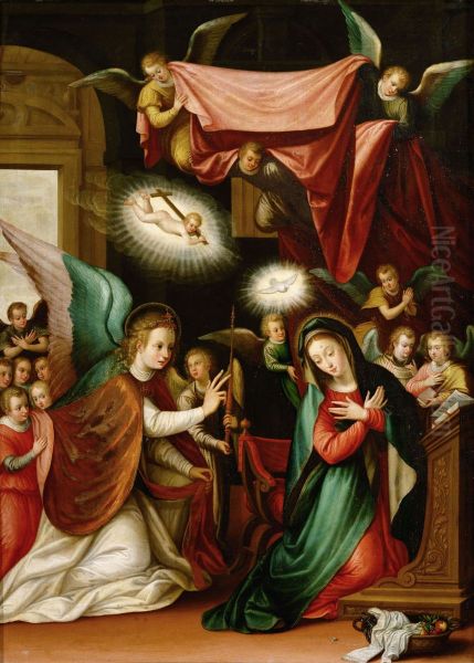 Verkundigung Mariae Oil Painting by Johann Matthias Kager