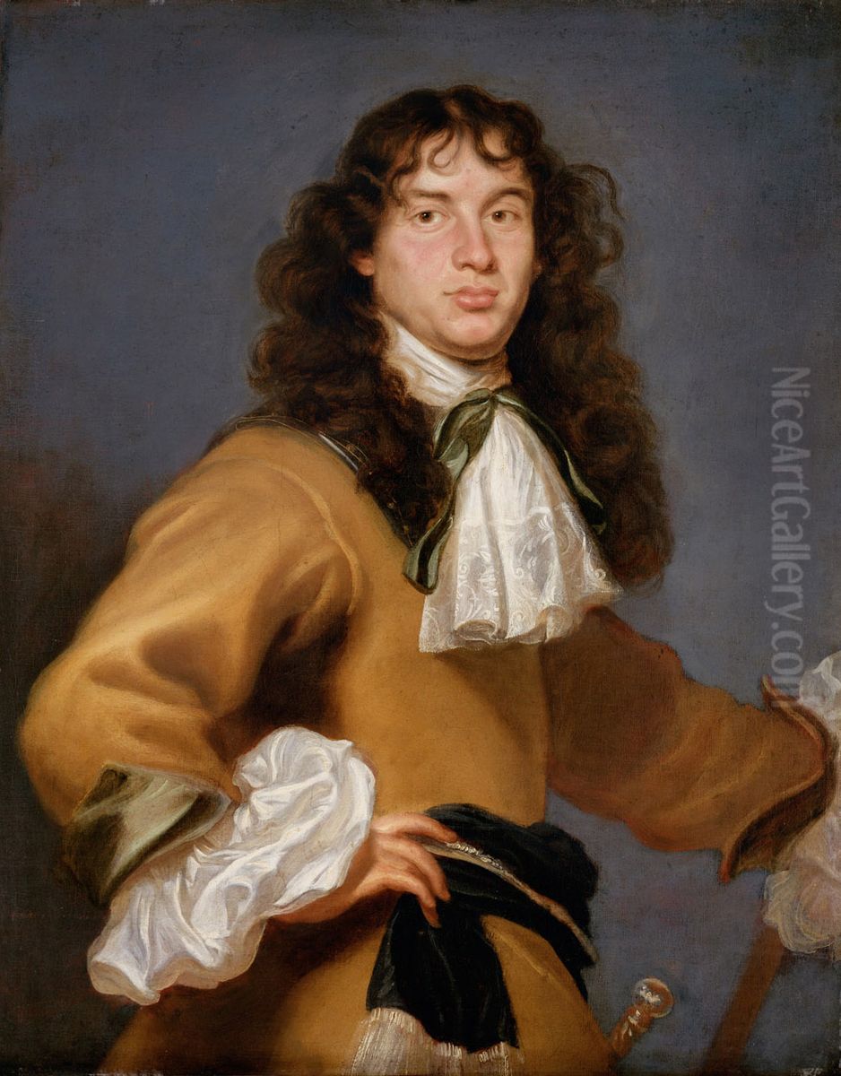 Bildnis eines Offiziers Oil Painting by Frans Luycx