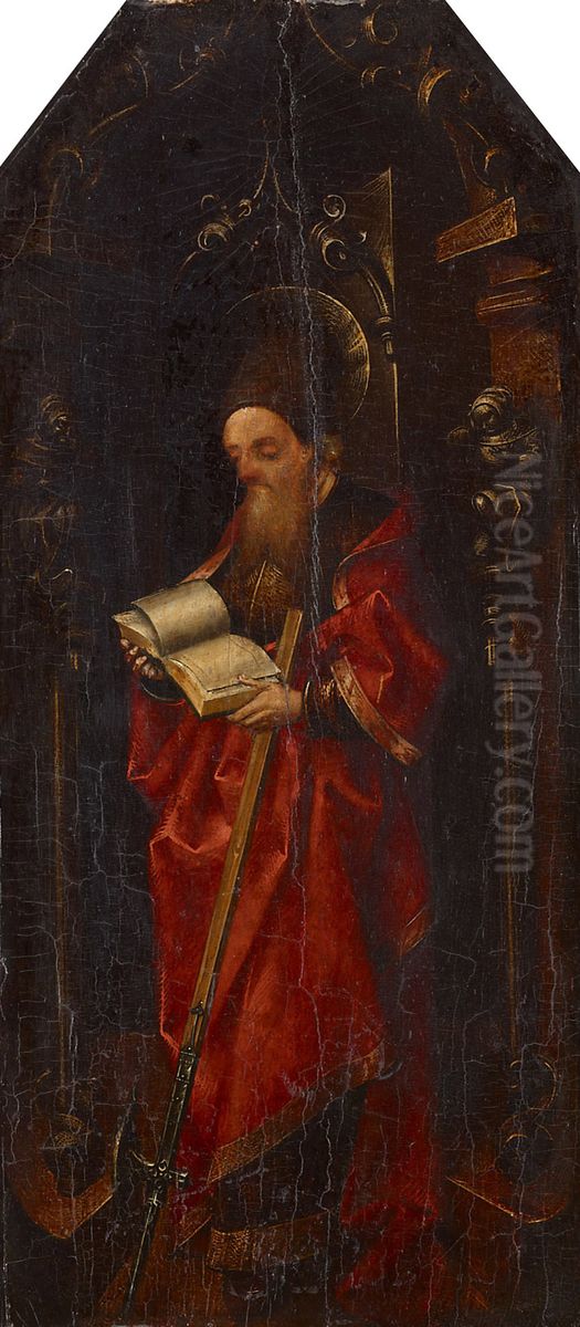 The Apostle Matthew Oil Painting by Mair von Landshut