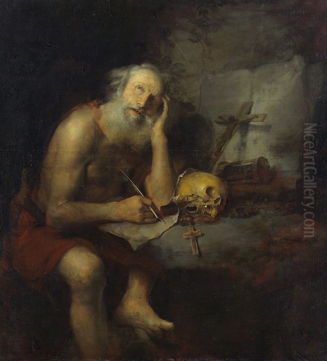 Hl. Hieronymus Oil Painting by Christopher Paudiss