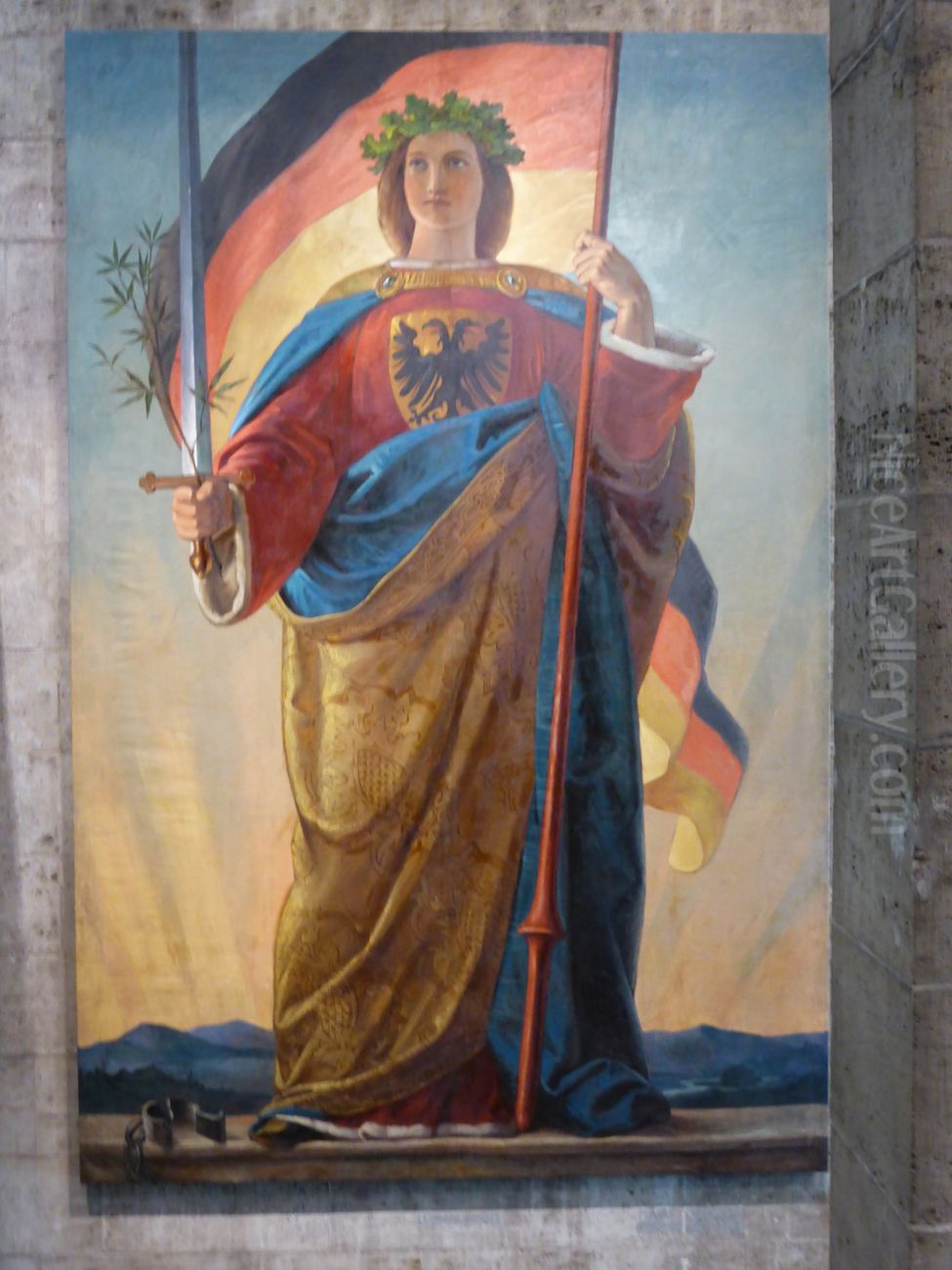 Germania Oil Painting by Philipp Veit