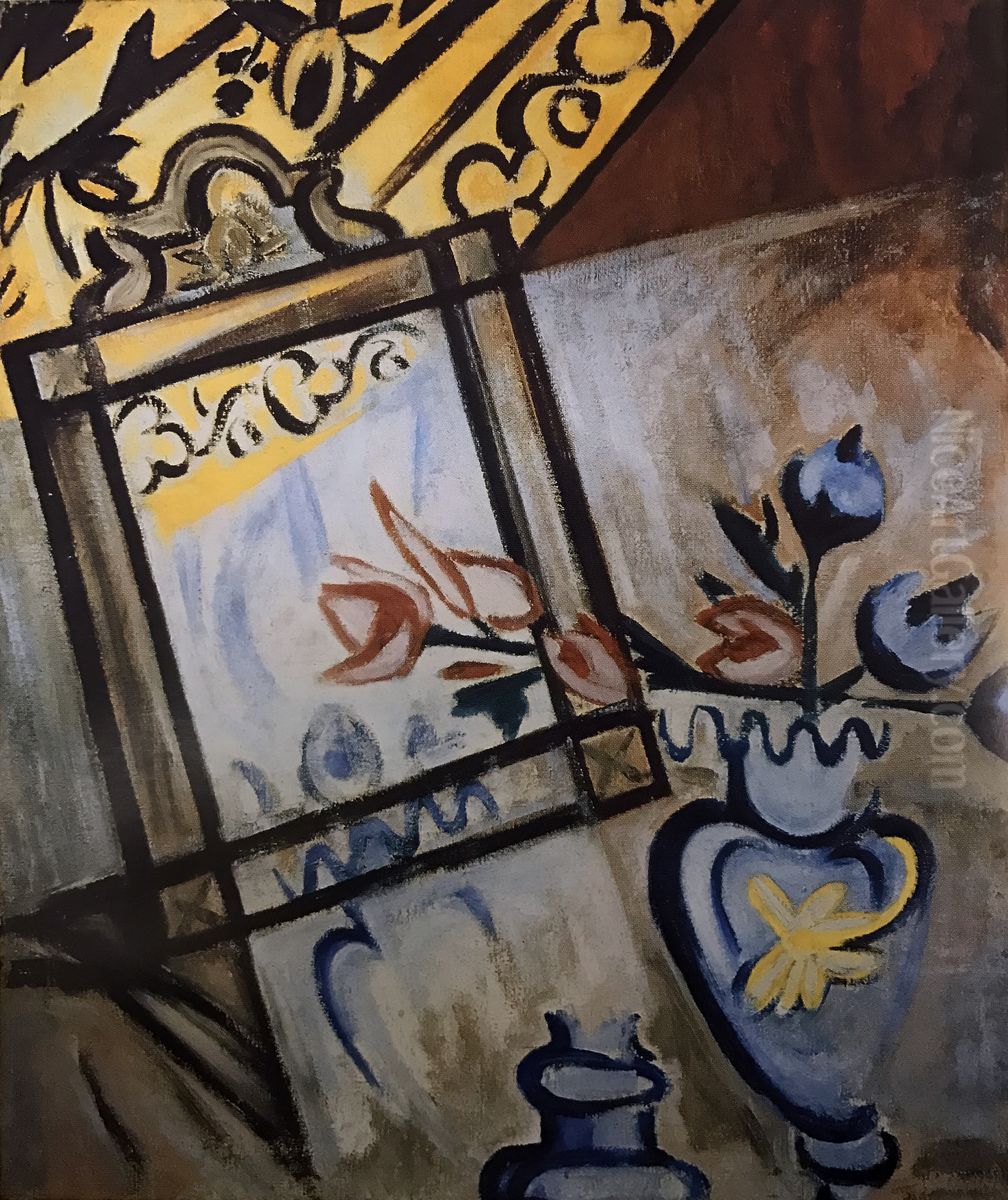 Naturmort Oil Painting by Olga Rozanova