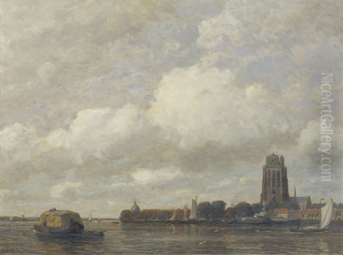 Dordrecht Oil Painting by Gilbert Von Canal