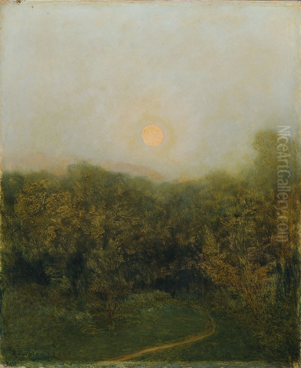 Mondaufgang Oil Painting by Franz Rumpler