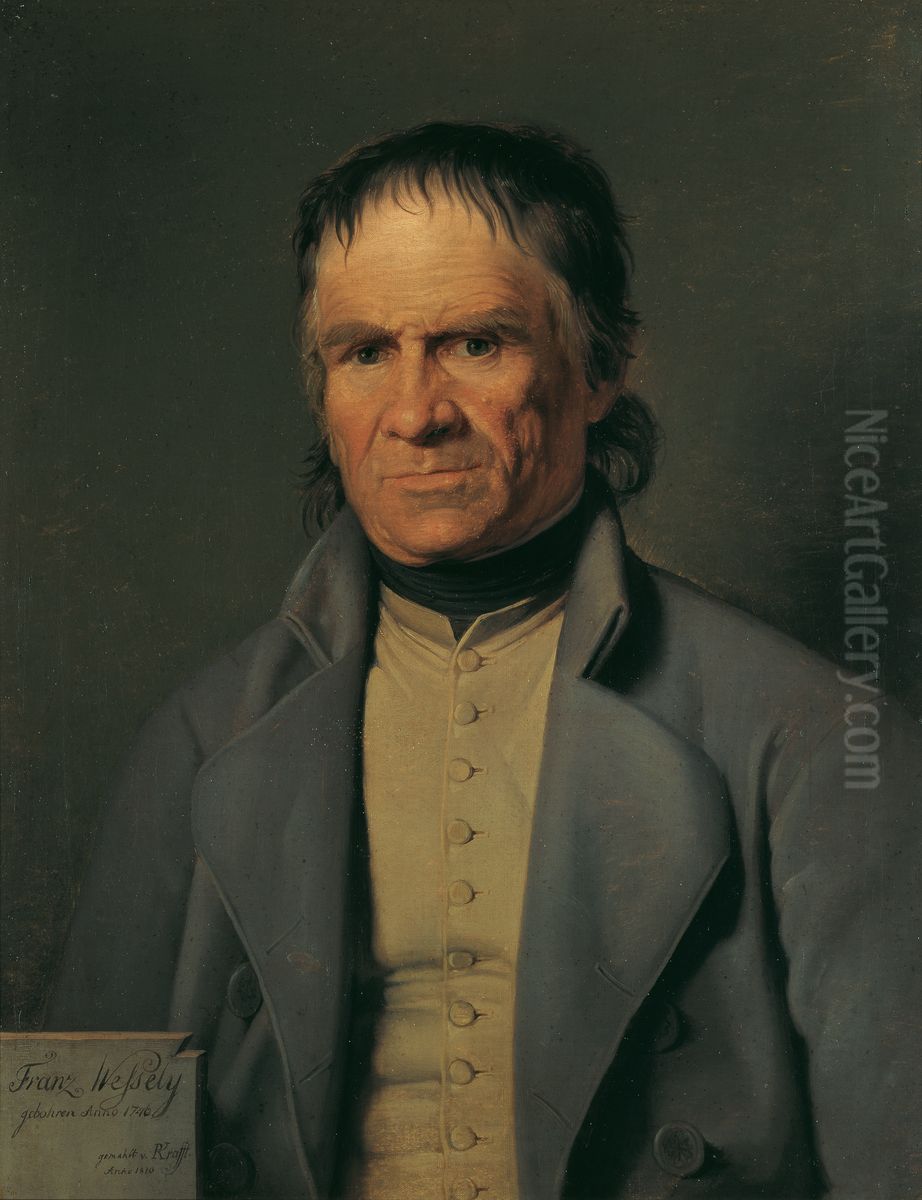 Franz Wessely Oil Painting by Johann Peter Krafft