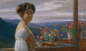 Alice Charlemont, die Tochter des Malers