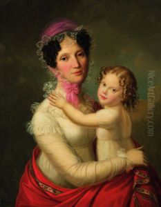 Eleonora Mayer, Freifrau zu Gravenegg mit Tochter Isabella