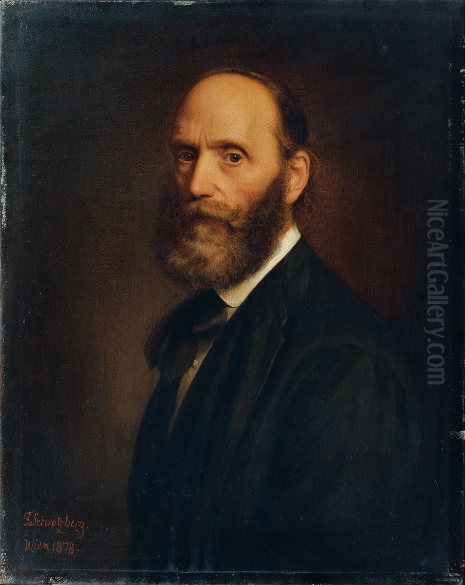 Selbstbildnis Oil Painting by Franz Schrotzberg
