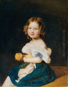 Portrait of Emilie Werner (1832 - 1835), daughter of Johann and Magdalena Werner