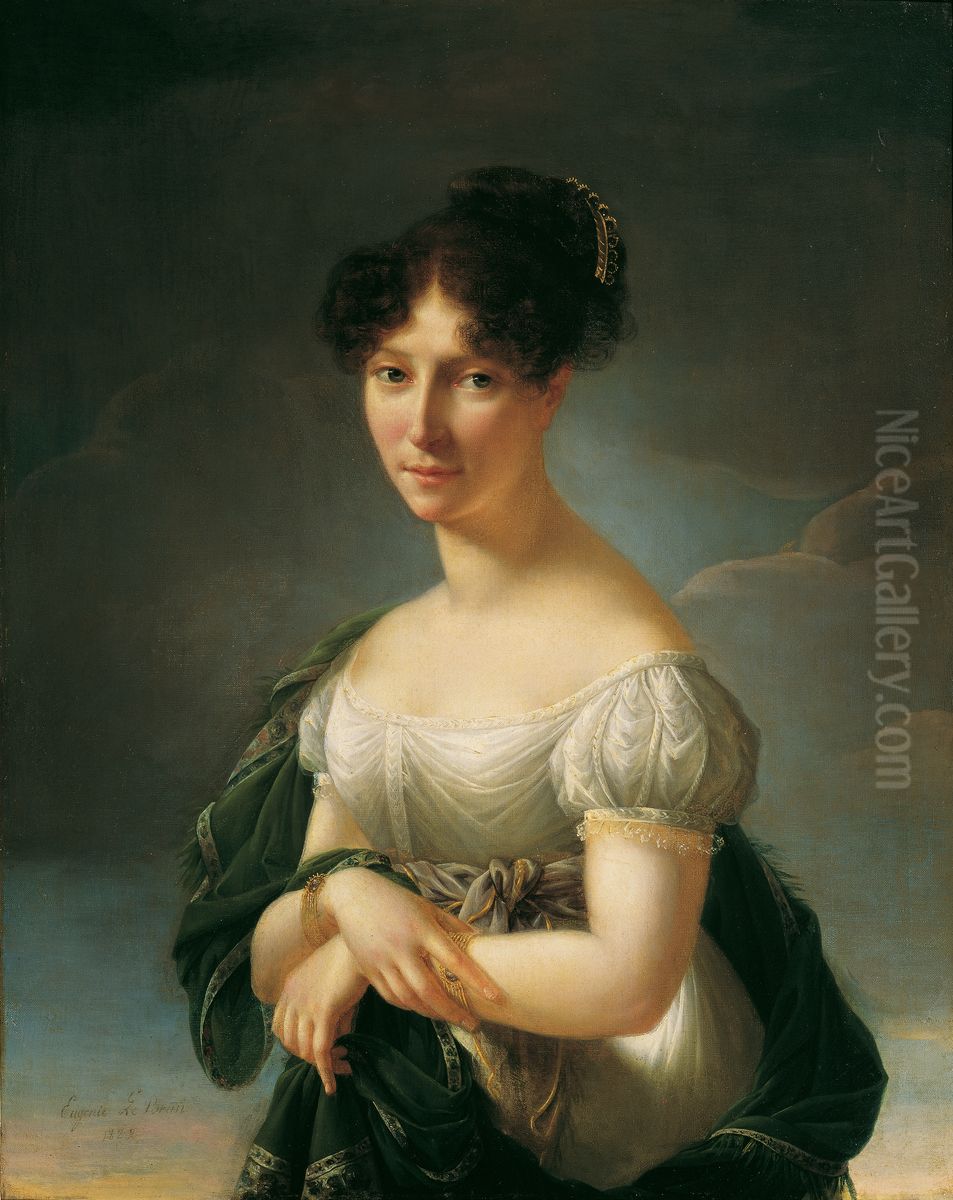 Portrait of a Lady Oil Painting by Eugenie Tripier-Le Franc