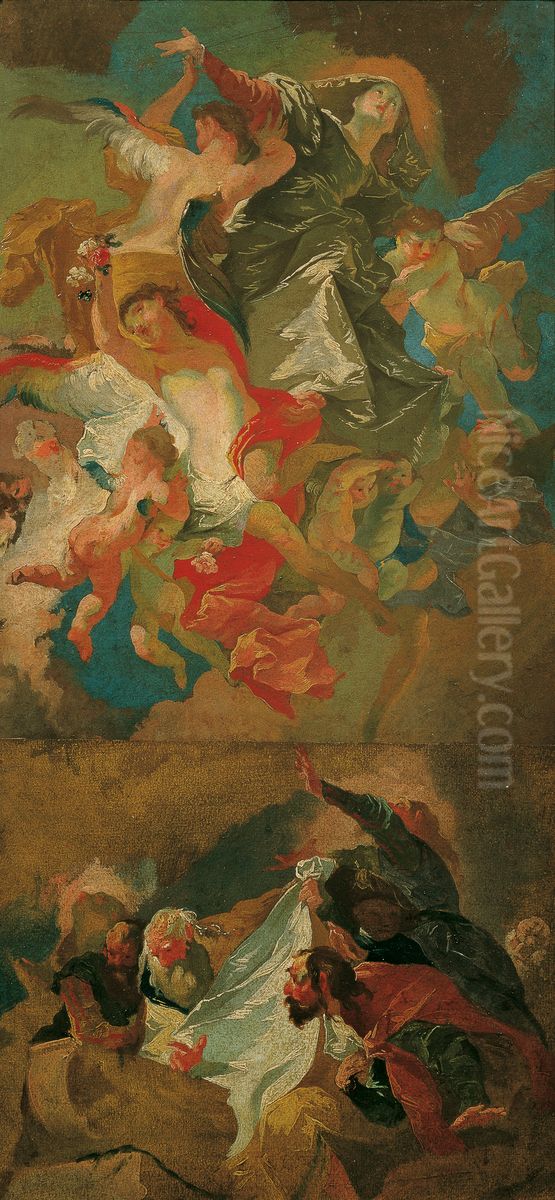 Ascension of Mary Oil Painting by Franz Anton Maulbertsch