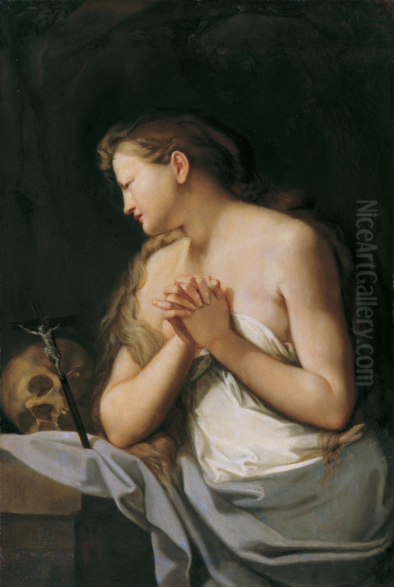 The penitent Saint Mary Magdalene Oil Painting by Francisek Karel Remb