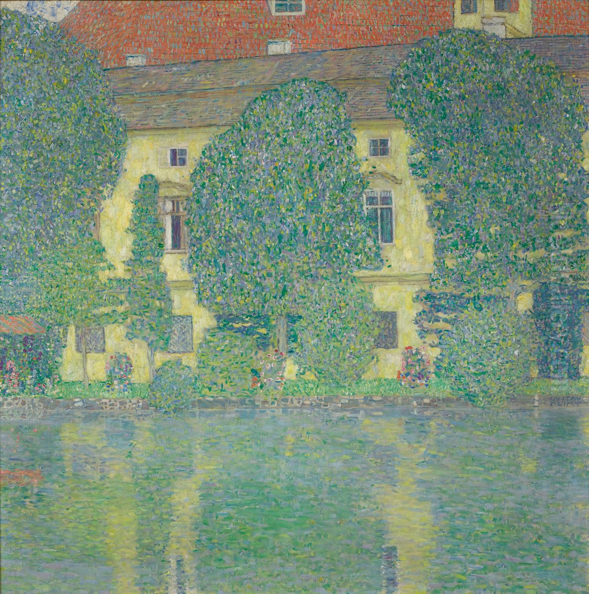 Castle Kammer at Attersee III (Schloss Kammer am Attersee III) Oil Painting by Gustav Klimt