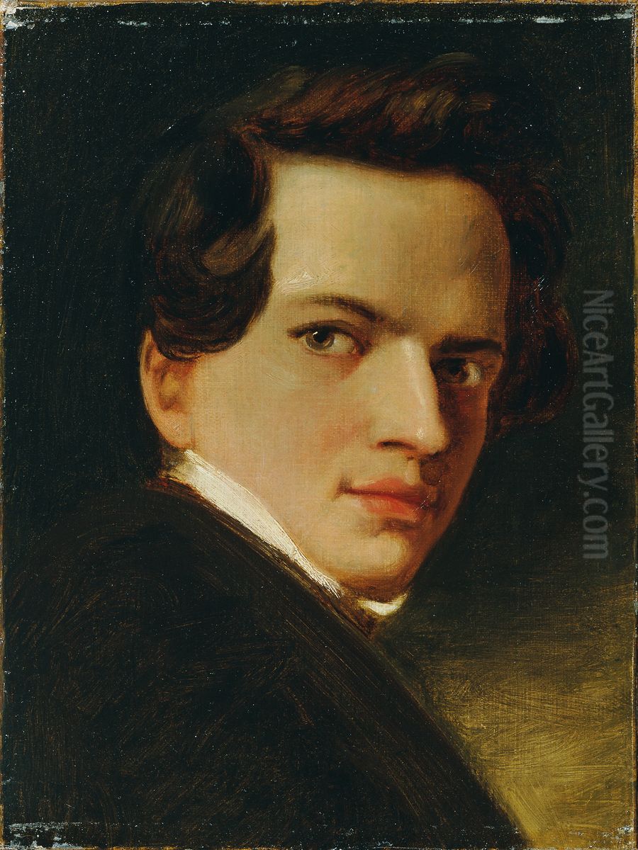 Friedrich Hasslwander Oil Painting by Joseph Hasslwander