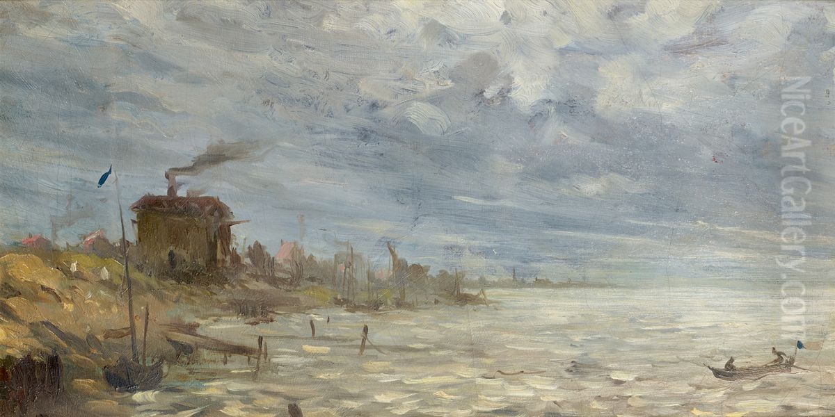 Meereskuste von Sylt Oil Painting by Emil Jakob Schindler