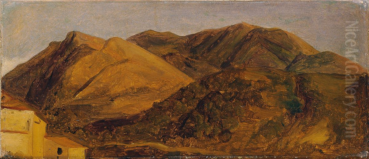 Italienische Landschaft Oil Painting by Carl Rahl
