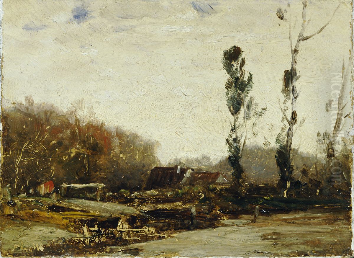 Landschaft bei Bernried Oil Painting by Ludwig Willroider