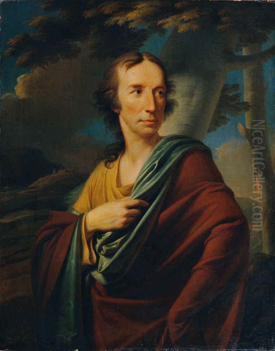 Man's Portrait Oil Painting by Heinrich Fuger
