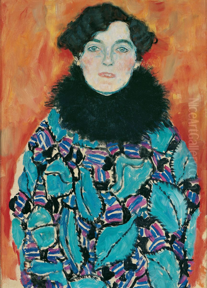 Johanna Staude Oil Painting by Gustav Klimt