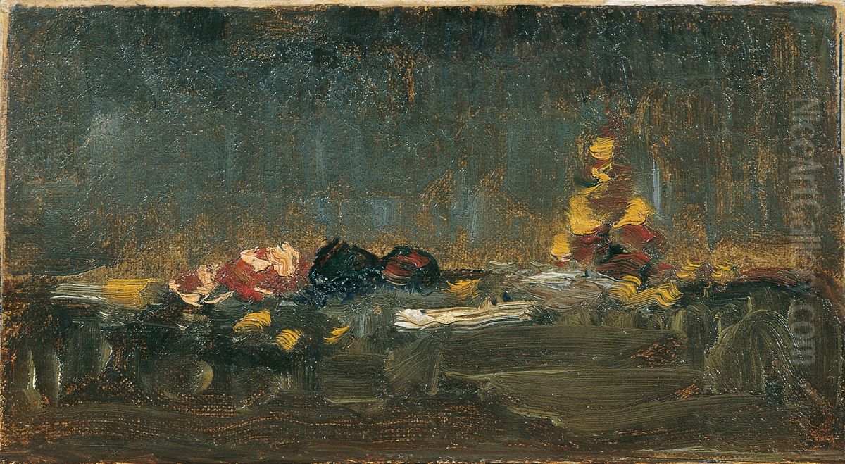 Stillleben Oil Painting by Theodor von Hormann
