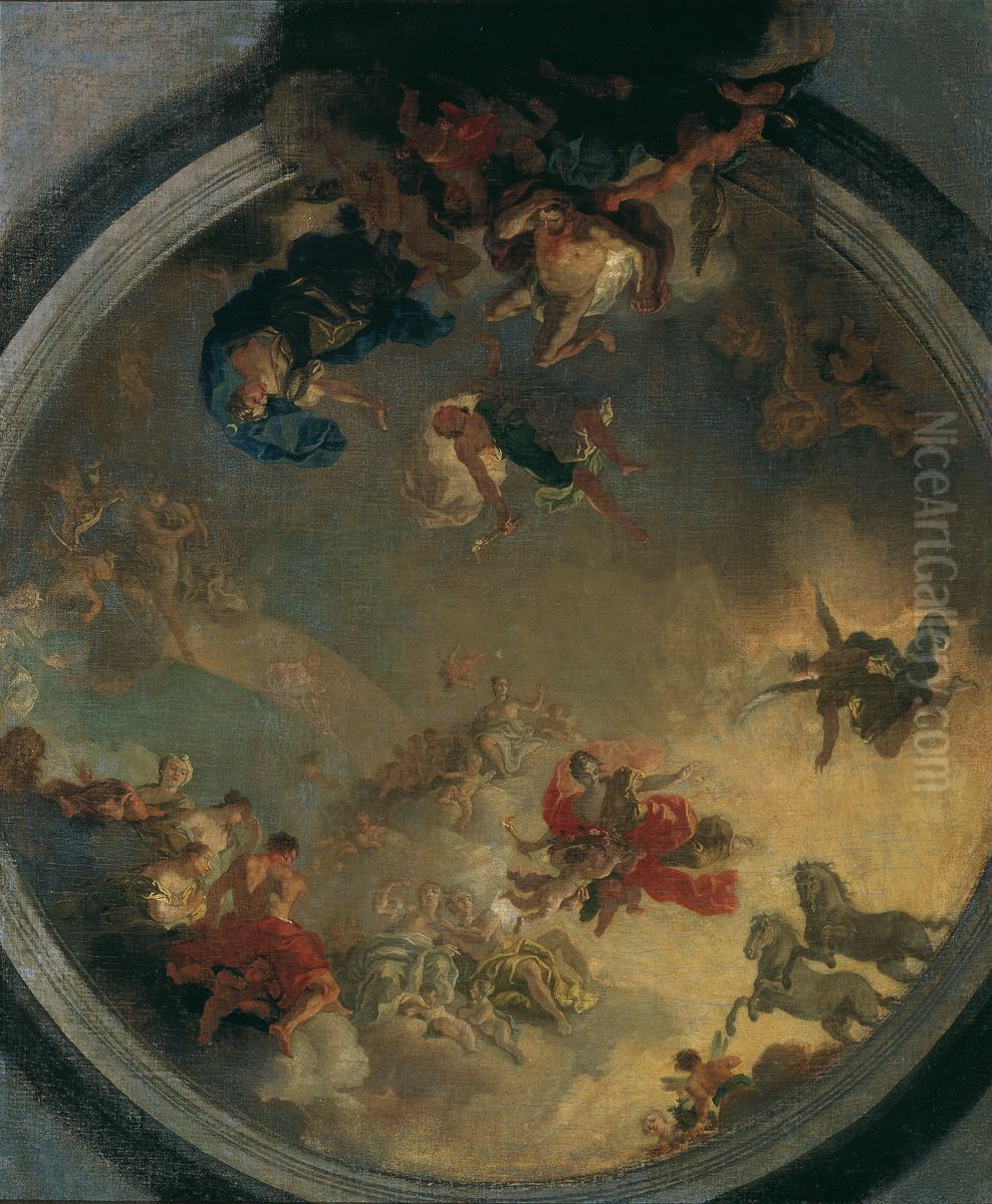 Allegorie auf den Tagesanbruch Oil Painting by Daniel Gran