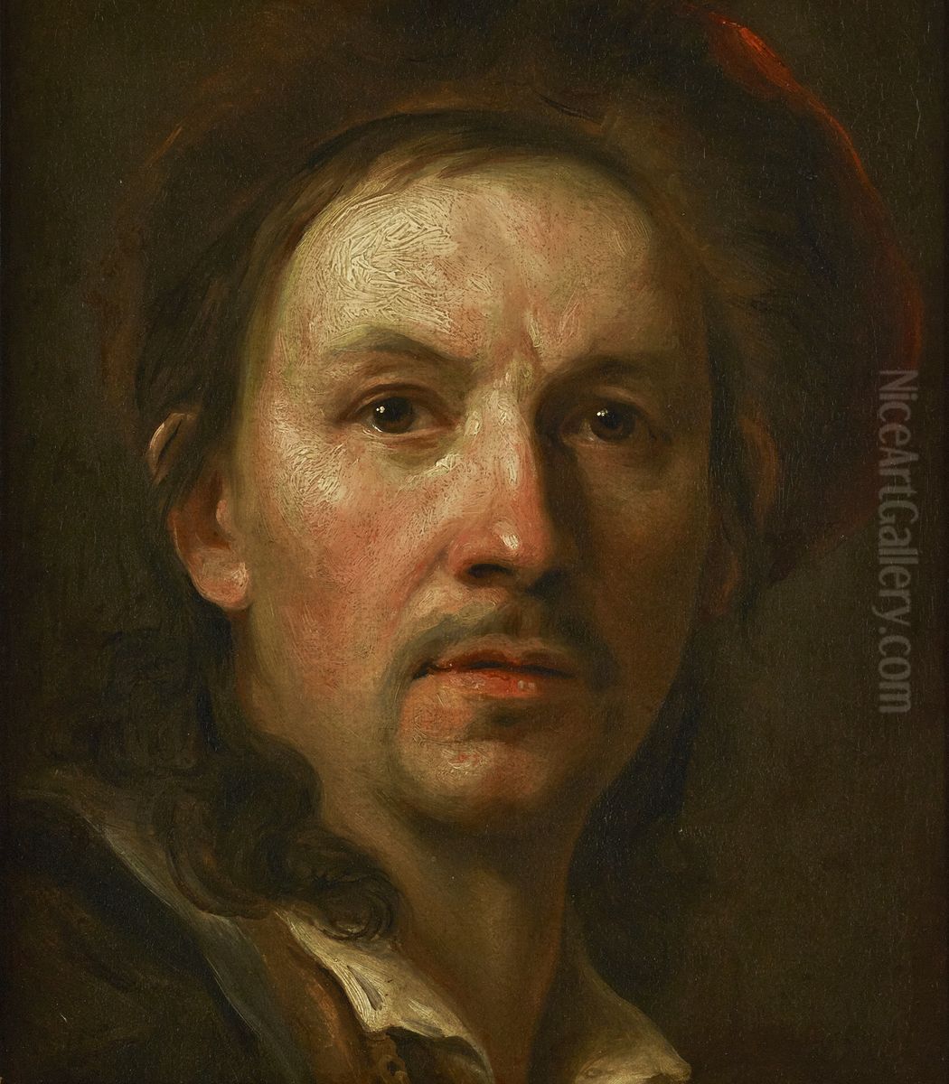 Selbstbildnis Oil Painting by Jan Kupecky