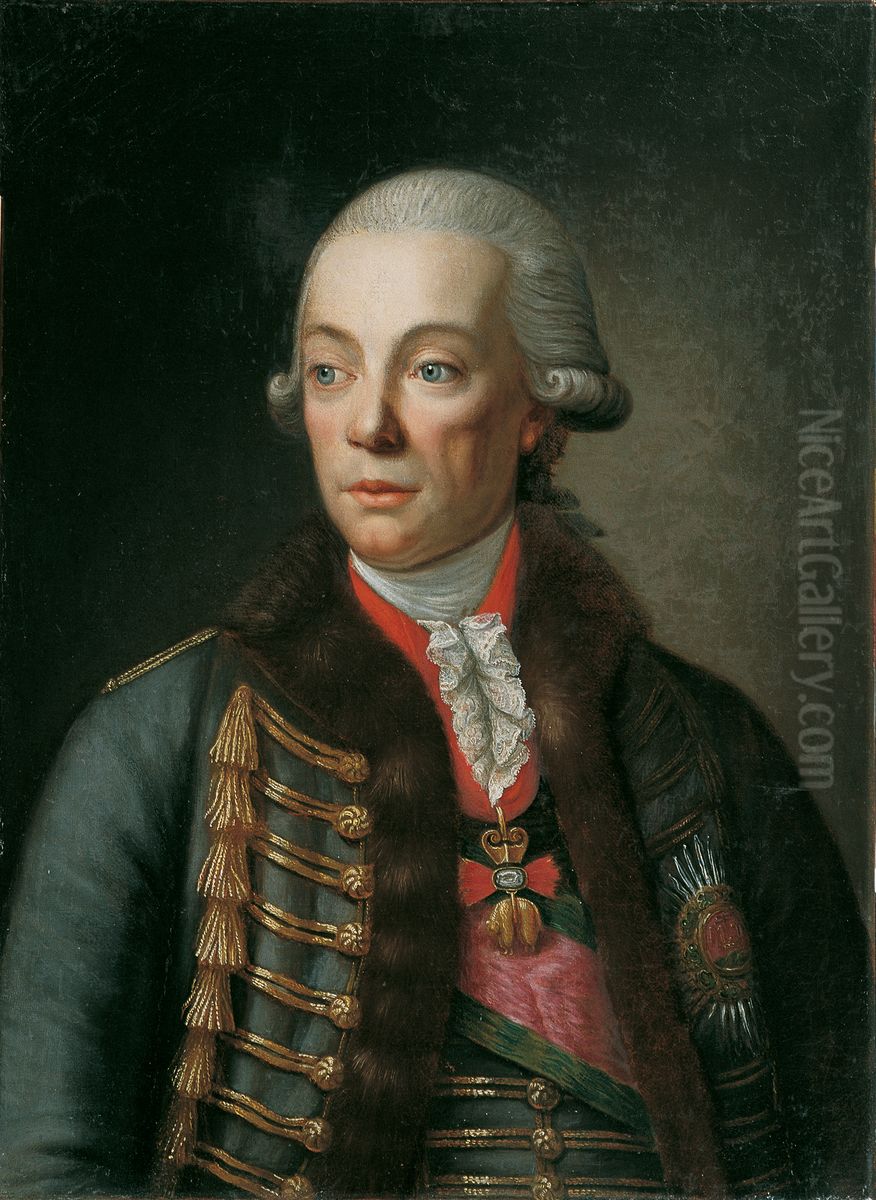 Karl Hieronymus Furst Palffy von Erdod Oil Painting by Joseph Dorffmeister