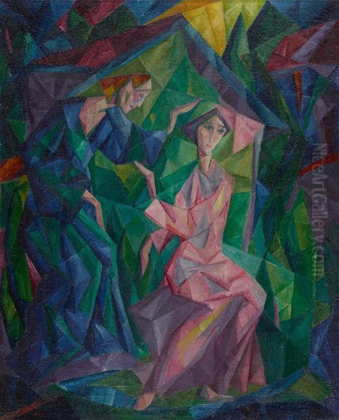 Mariae Verkundigung Oil Painting by Maximilian Reinitz