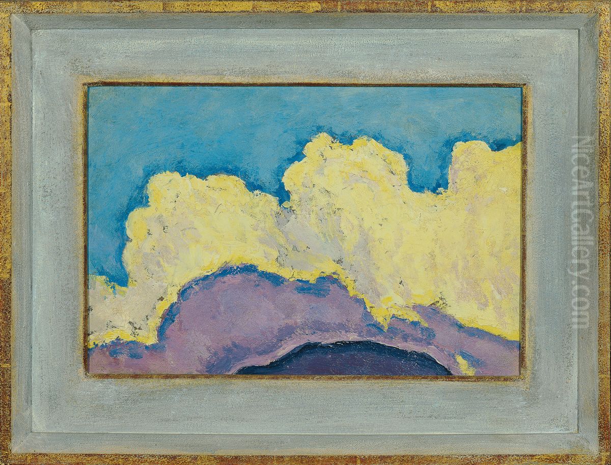 Wolkenstudie Oil Painting by Koloman Moser