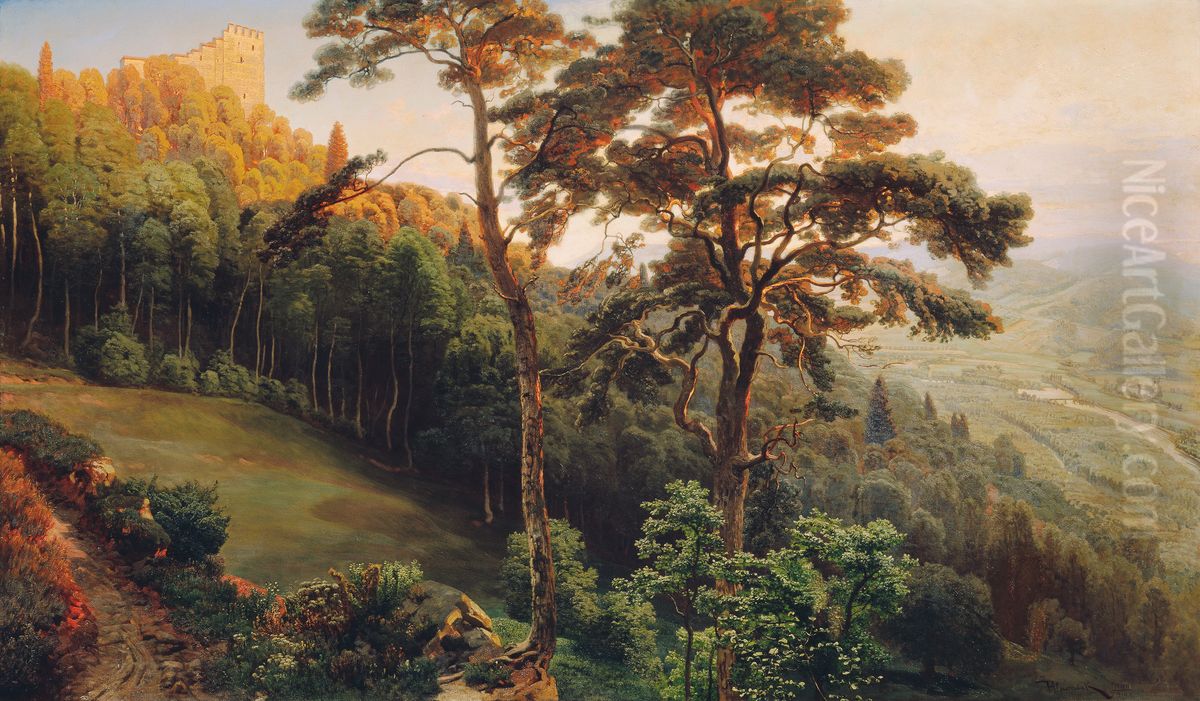 Die Habsburg Oil Painting by Anton Hlavacek