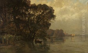 Die Schelde bei Wettern (Belgien)