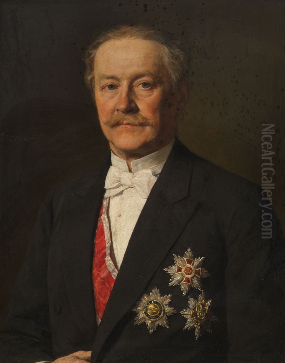 Sigmund Conrad Freiherr von Eybesfeld Oil Painting by Siegmund L'Allemand