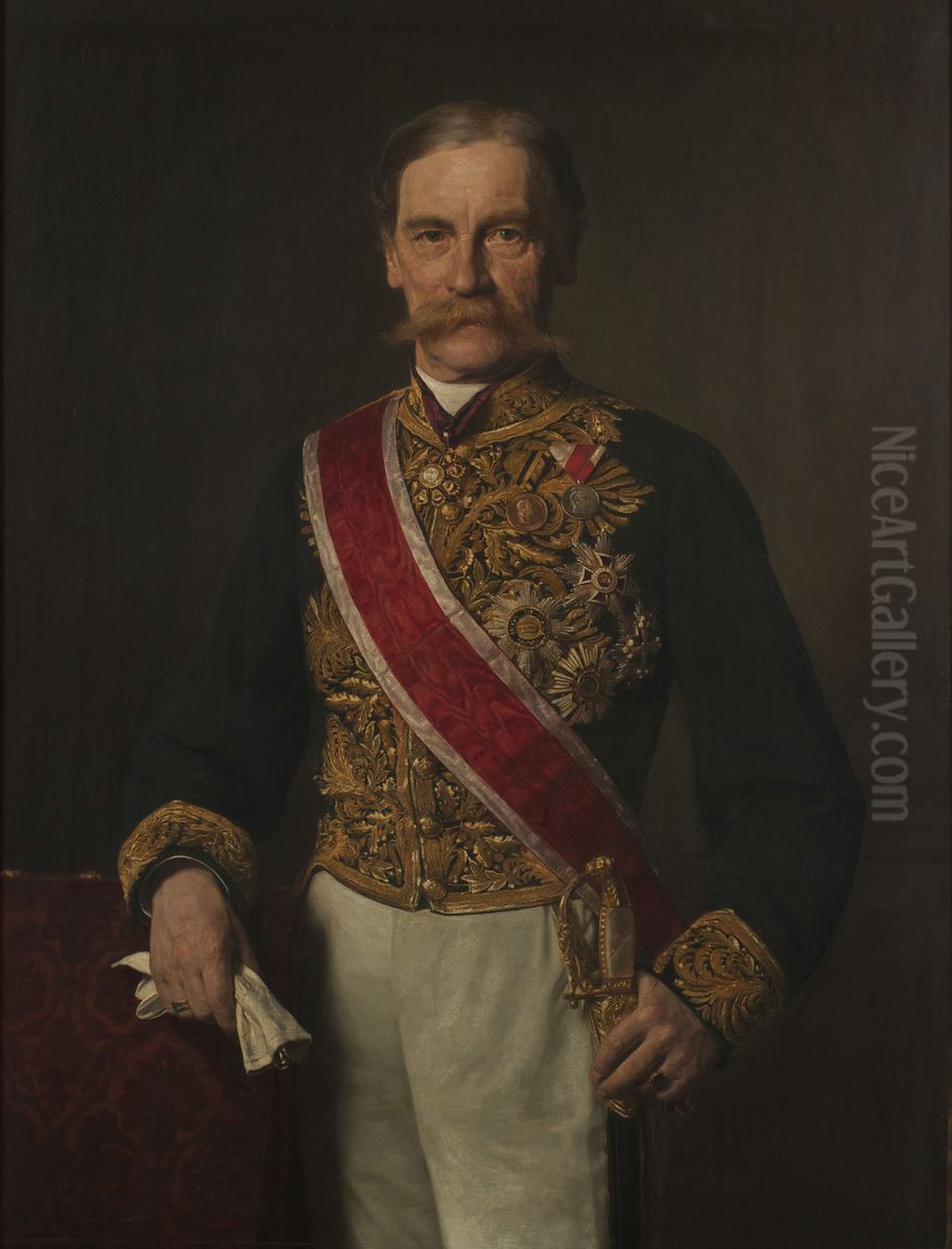 Karl Siegmund Graf von Hohenwart Oil Painting by Siegmund L'Allemand