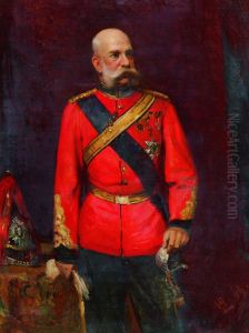Kaiser Franz Joseph I. in englischer Regimentsuniform