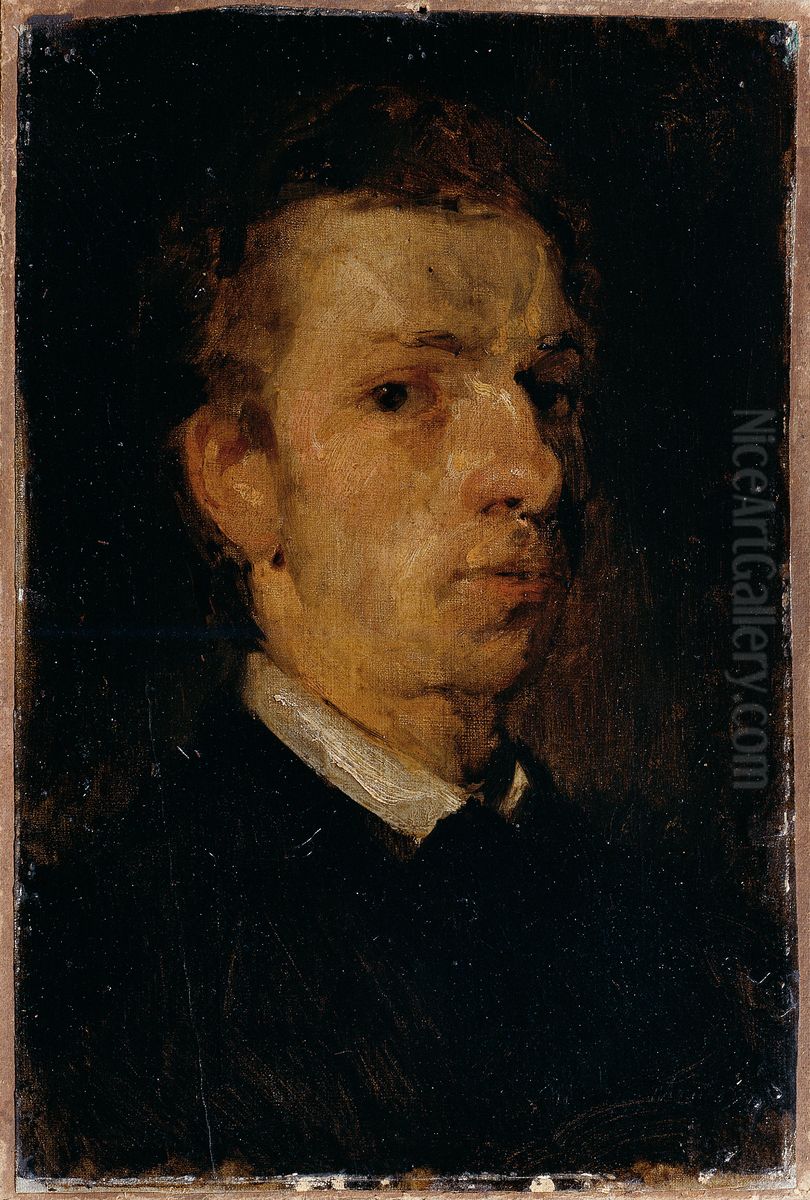 Der Maler August Cesar Oil Painting by Hans von Marees