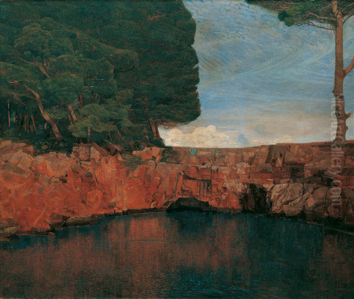 Einsamkeit Oil Painting by Karl Mediz