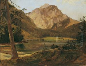 Der vordere Langbathsee mit dem Hollengebirge Der vordere Langbathsee mit dem Hollengebirge