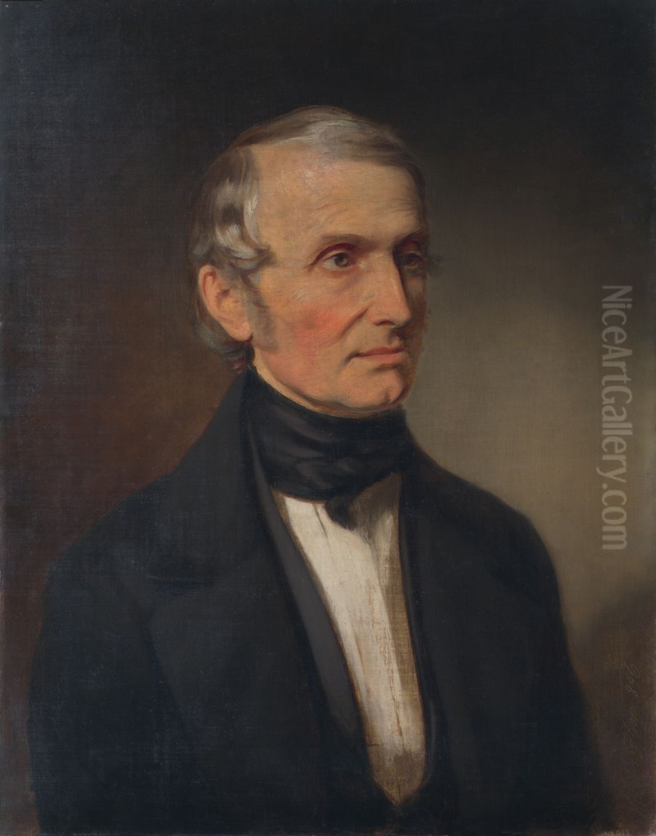 Der Vater des Kunstlers Oil Painting by Franz Schrotzberg