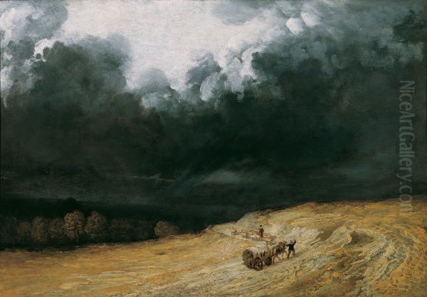 Gewitterlandschaft Oil Painting by Georges Michel