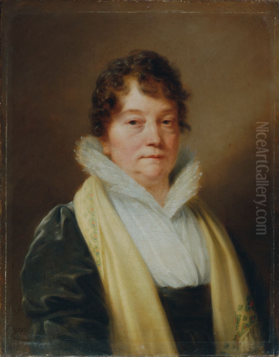 Baronin Dupont Oil Painting by Heinrich Fuger