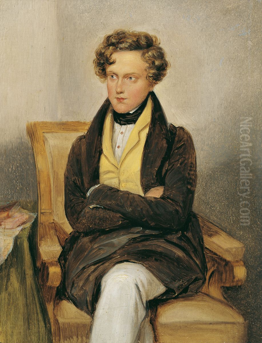 Der Herzog von Reichstadt Oil Painting by Moritz Michael Daffinger