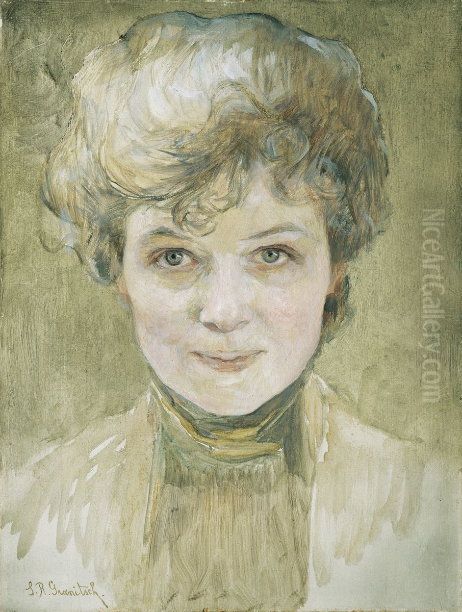 Selbstbildnis Oil Painting by Susanne Granitsch