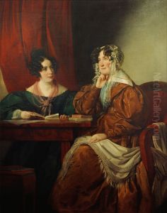 Henriette Baronin Pereira-Arnstein mit ihrer Tochter Flora