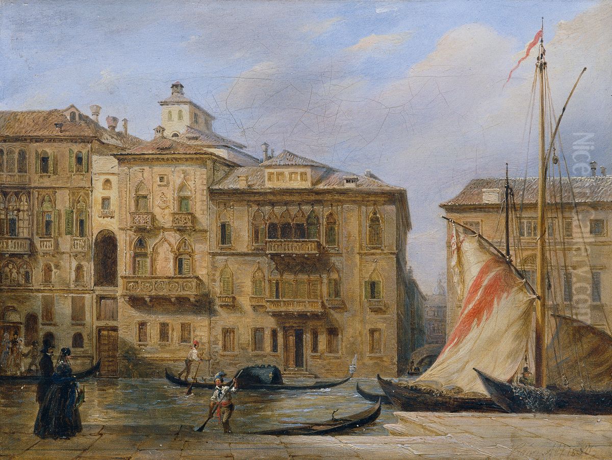 Der Canale Grande in Venedig Oil Painting by Franz Alt