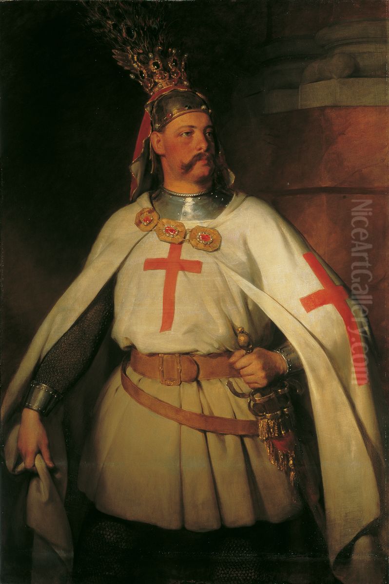 Archduke Leopold as Crusader Oil Painting by Friedrich von Amerling