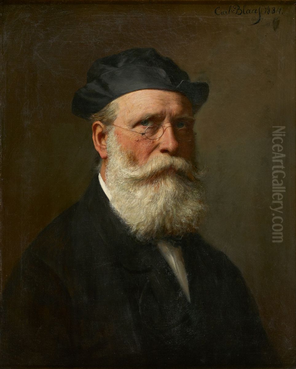 Self-portrait Oil Painting by Karl von Blaas