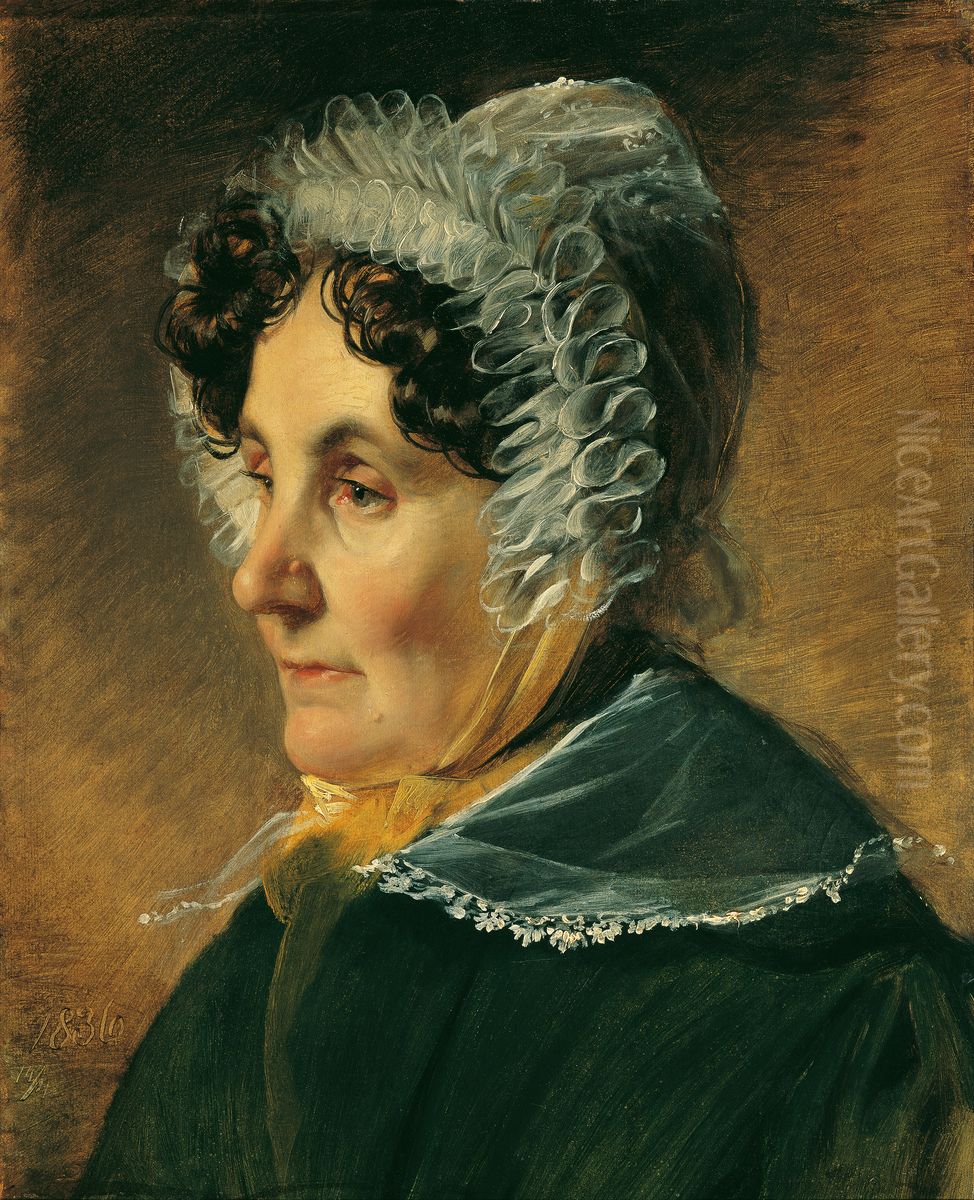 The Painter's Mother Oil Painting by Friedrich von Amerling