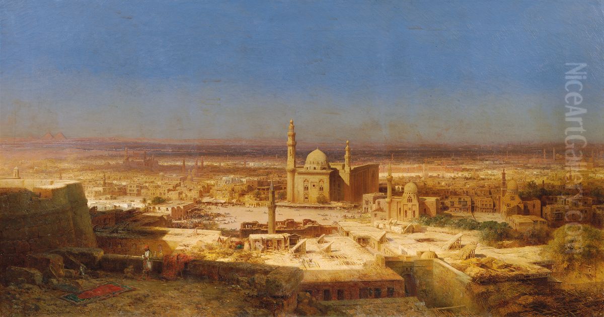 Ansicht von Kairo Oil Painting by Bernhard Fiedler